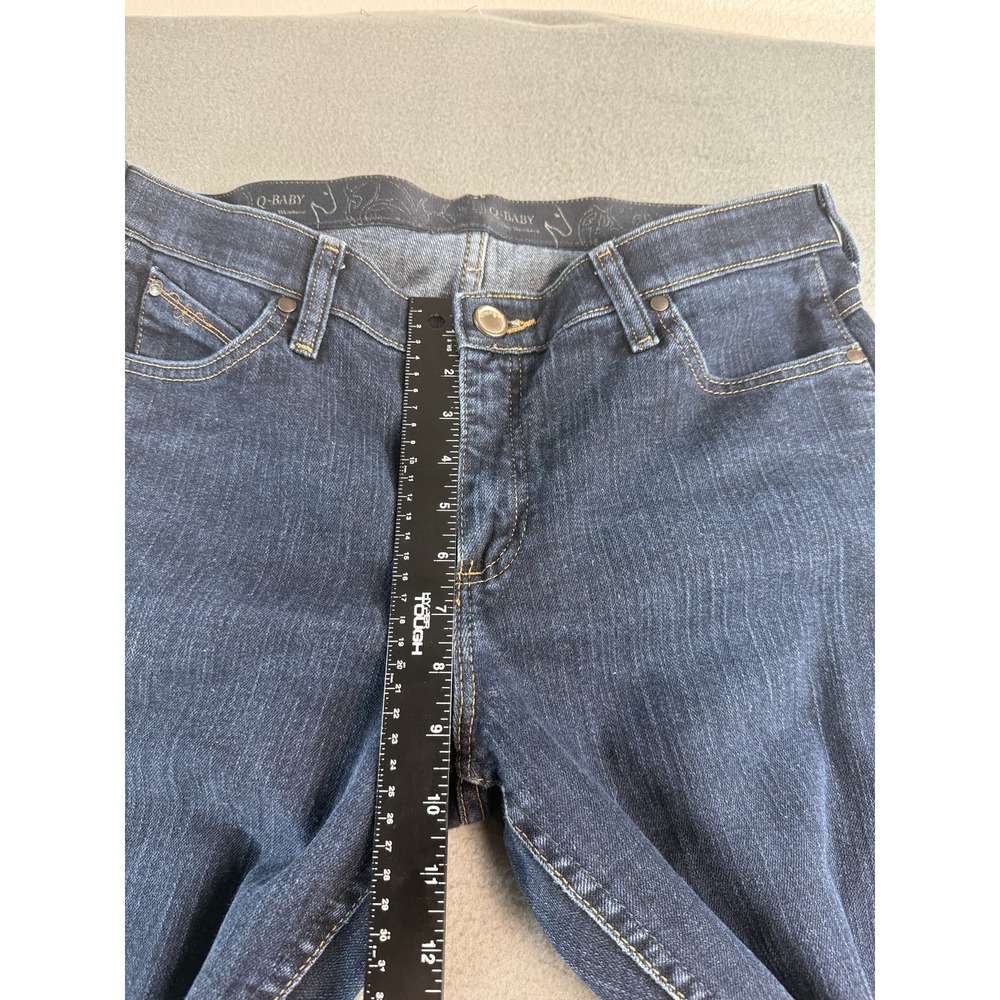 Wrangler Q-Baby Jeans Womens 31 Medium Wash Mid Rise Bootcut Stretch WRQ20DD - Picture 5 of 9